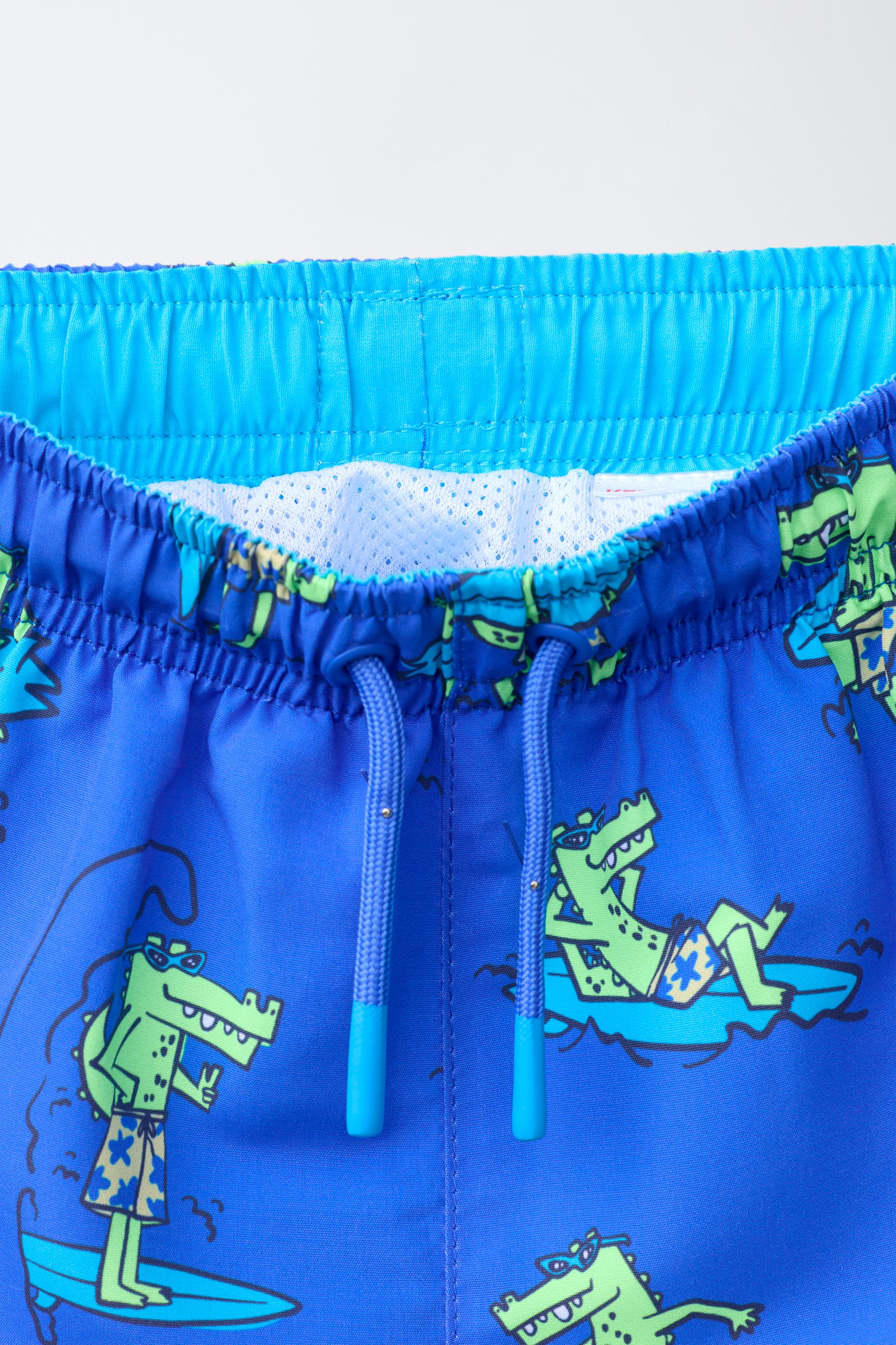 2-6 YEARS/ CROCODILE SWIM SHORTS
